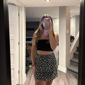 Black Daisy Skirt
